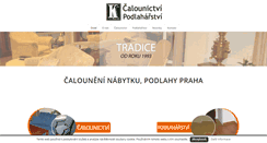 Desktop Screenshot of calounictvi-podlaharstvi.cz